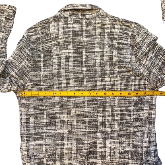 Melloday Textured Tweed Style Open Front Jacket - Picture 15 of 16